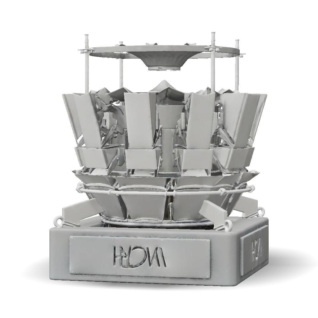 Metallic Device 3D Model: metallic scientific device with multiple hinged reflective ...