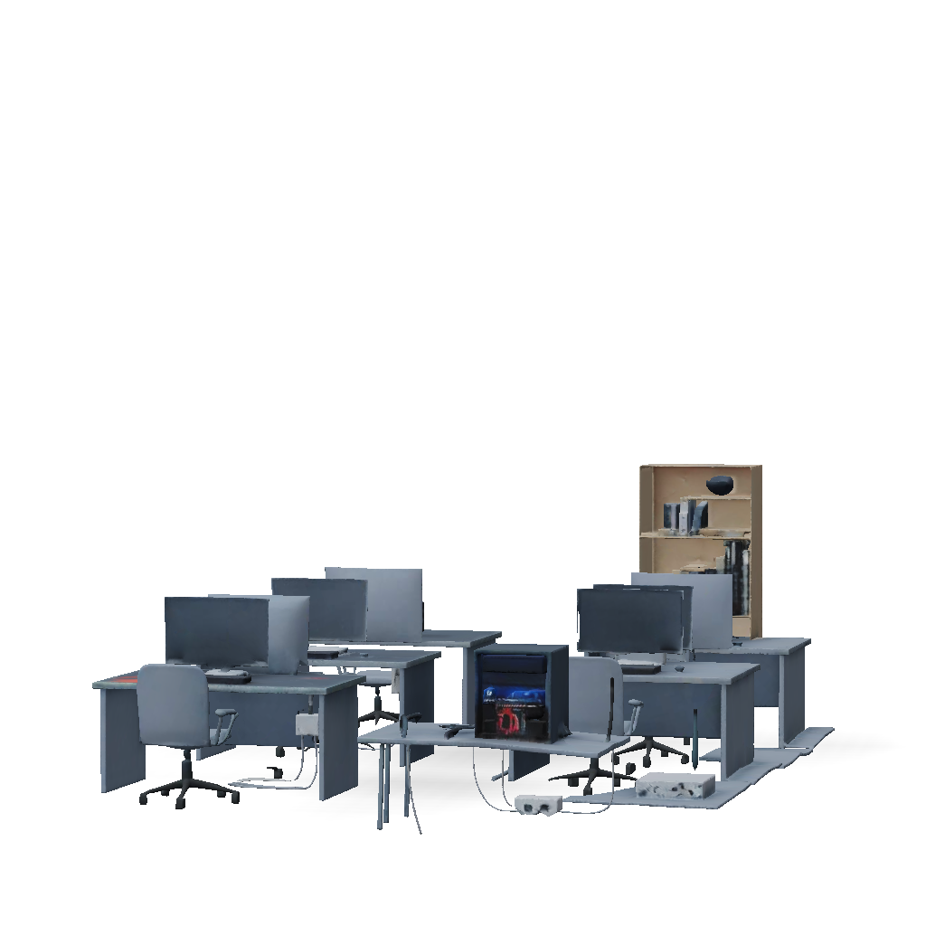 3D Model: Create an immersive 3D computer laboratory room similar to a ...