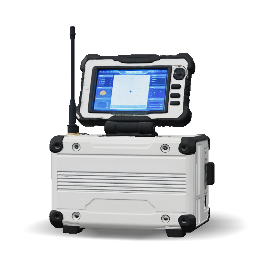 3D Model: rugged handheld controller with touchscreen map display metal ...