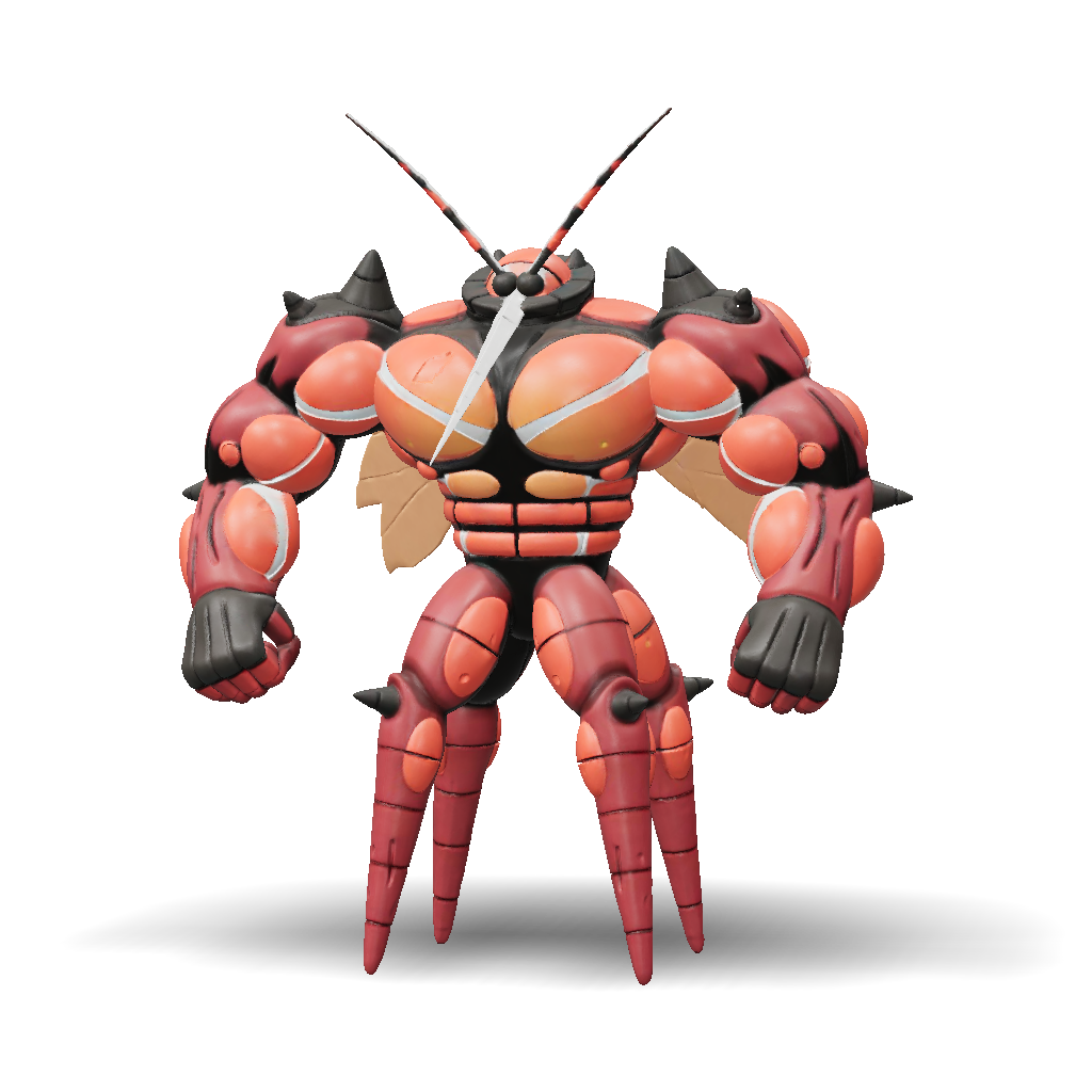 3D Model: Exact replica of the Pokemon Buzzwole