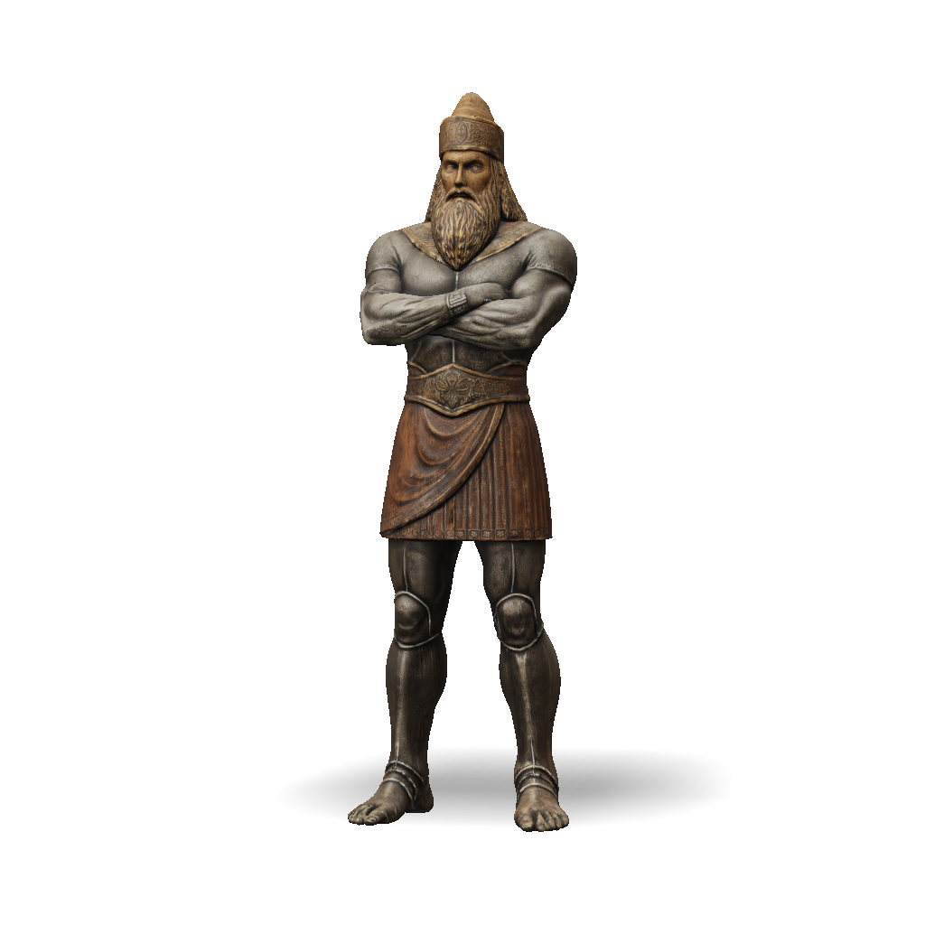 3D Model: armored knight with silver armor and gold accents ornate ...