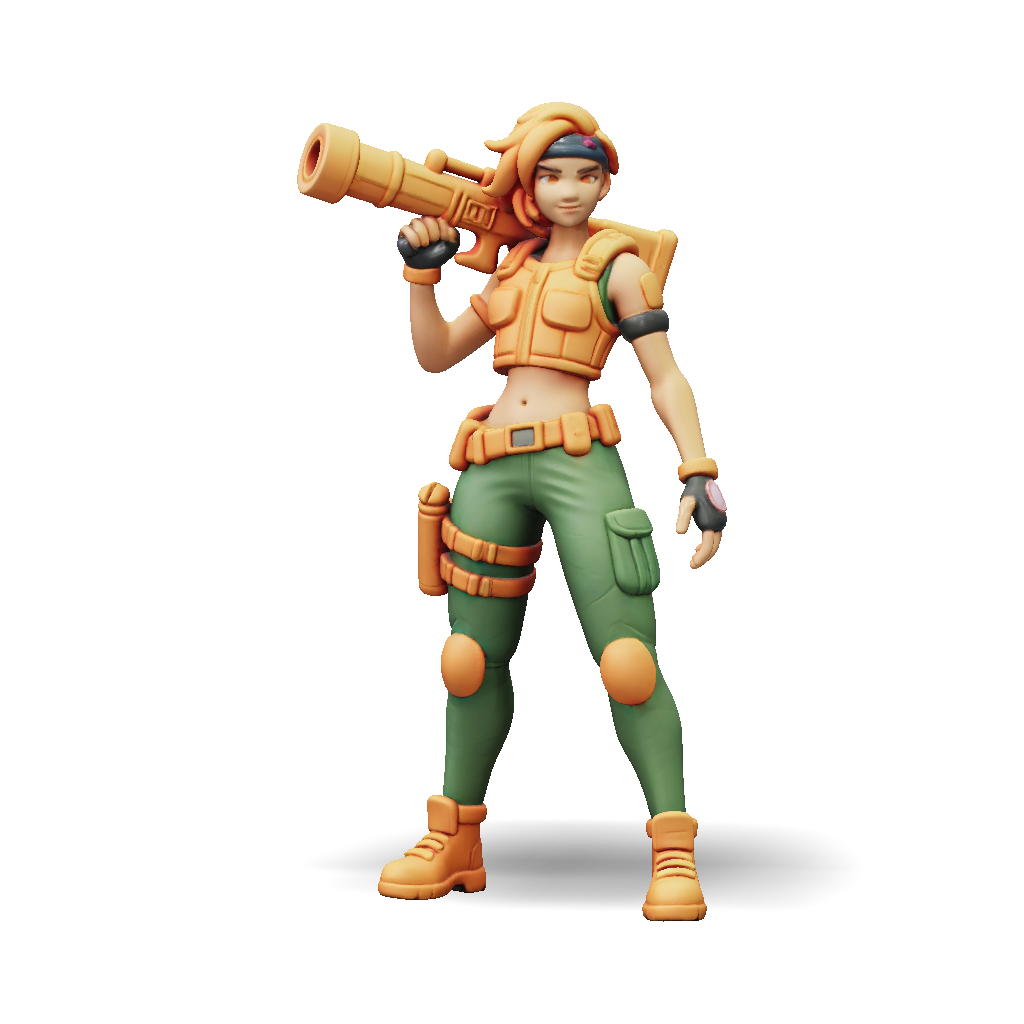 Valorant Raze Model 3D Model: Valorant Raze inspired character original non copyright exact ...