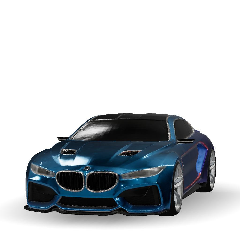 3D Model: a simper car like bmw those never made in world