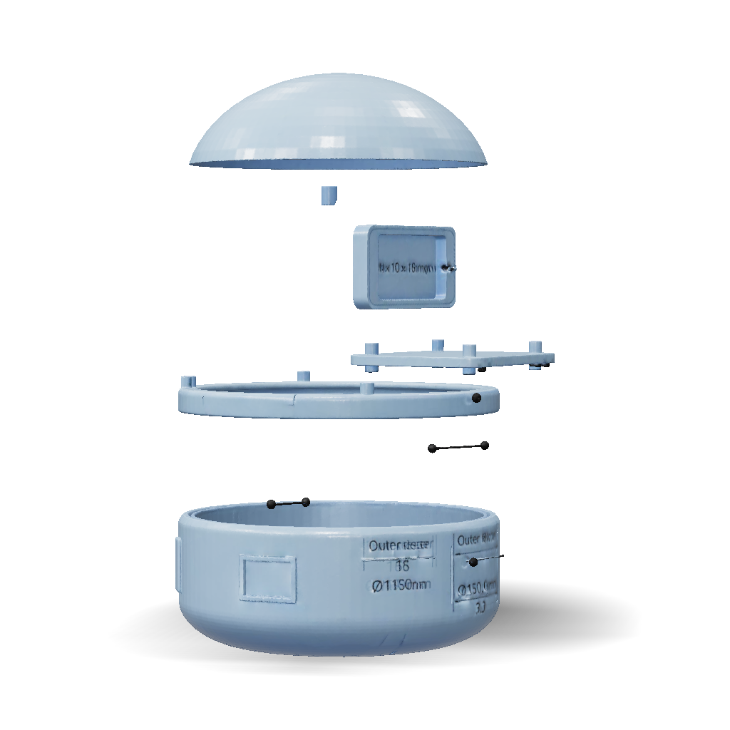 Robotics Outer Shells 3D Model: Create ONE single 3D printable robot upper shell only no ...