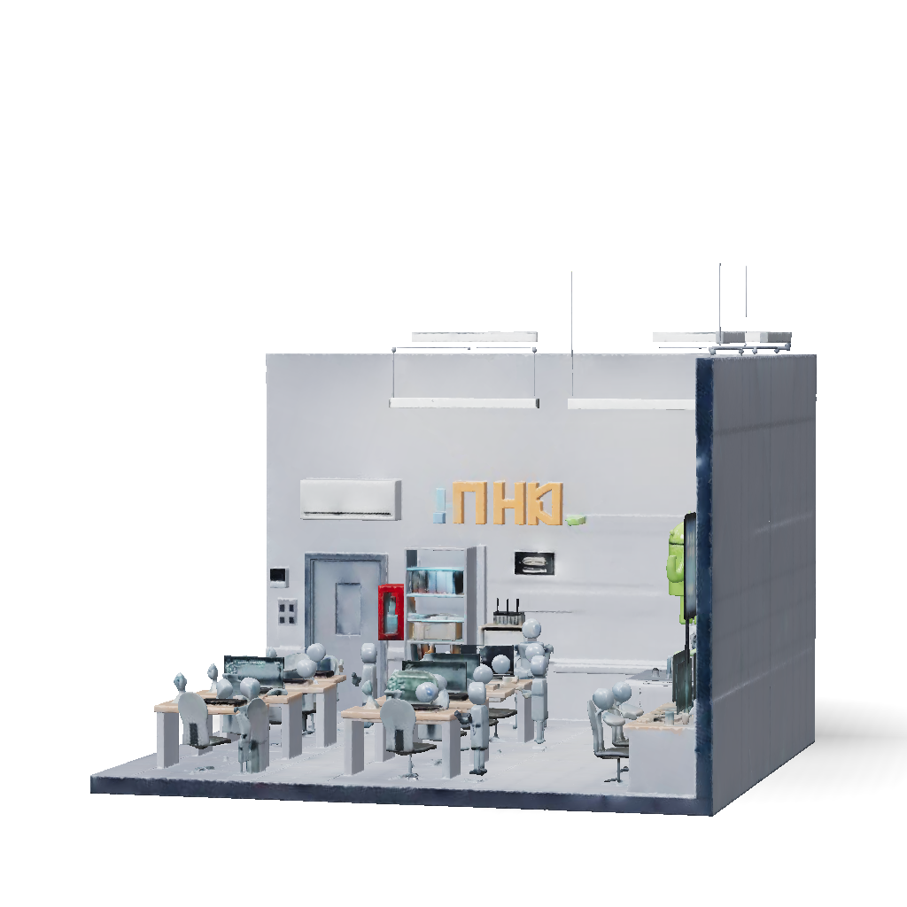 3D Model: Create a highly detailed 3D technology classroom laboratory ...