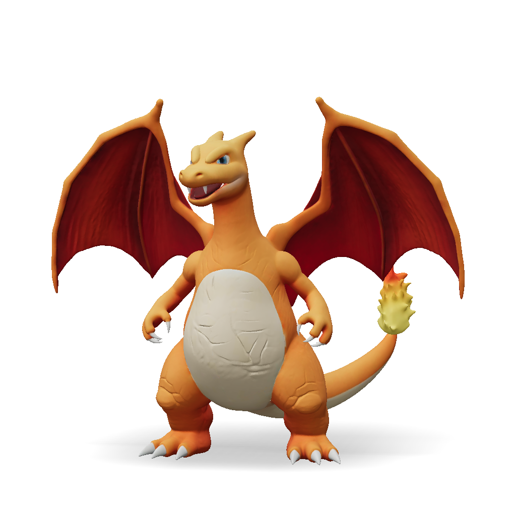 3D Model: full body charizard