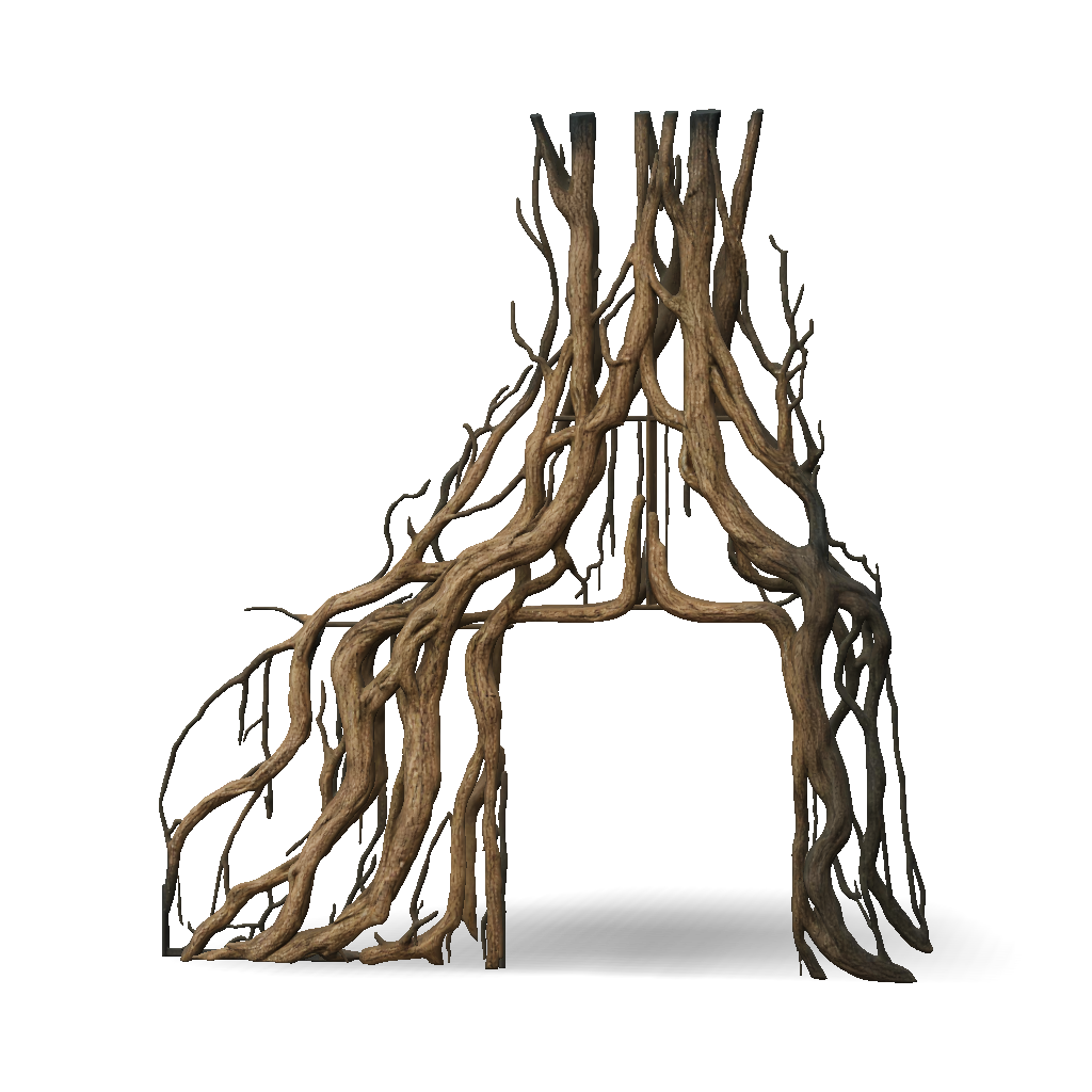 Tree Roots Wrapped Arch 3d Model Tree Roots 3D Model, Download Free Tree Roots Entwined With Glass ...