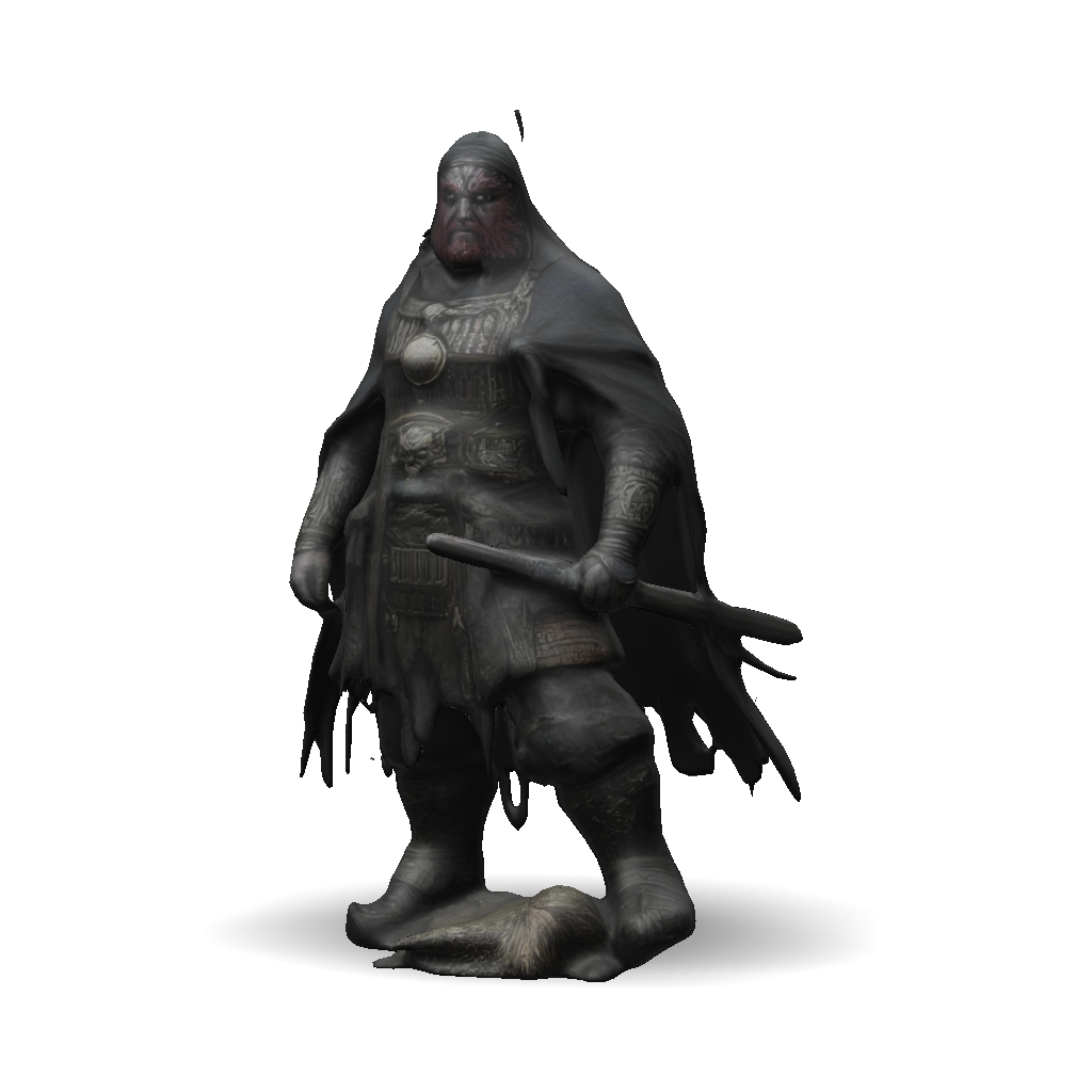 3D Model: fantasy armored warrior with horned helm intricate metal and ...