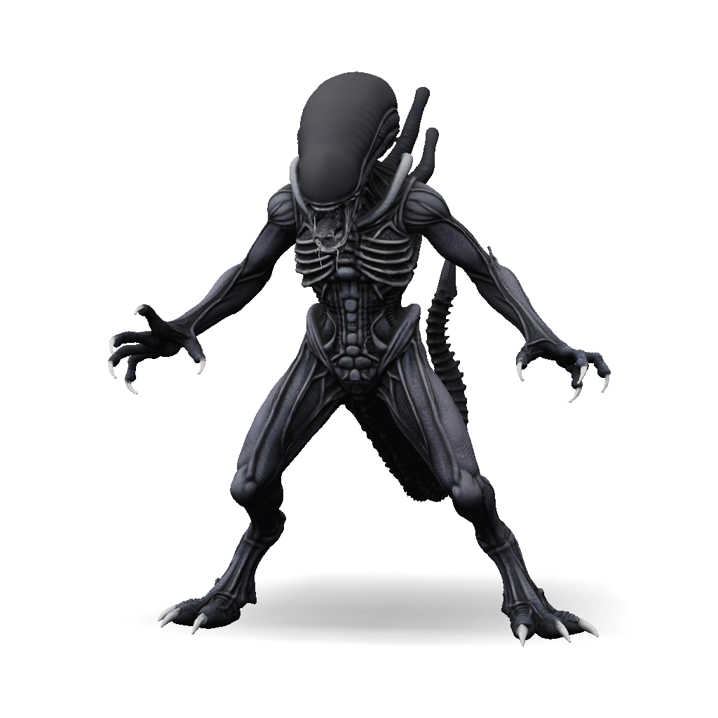 Alien Creature 3D Model, Download Free Xenomorph Like Alien Creature ...