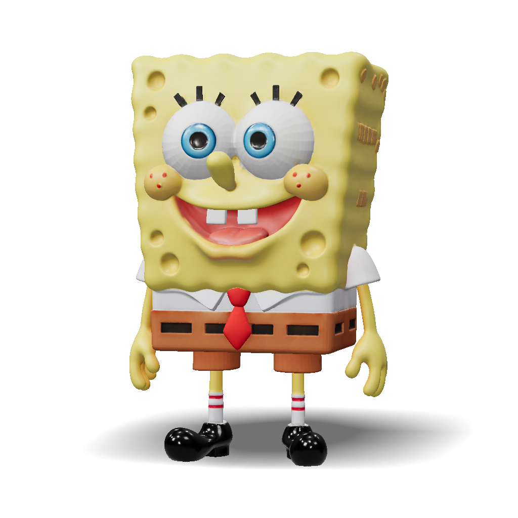 3D Model: bob esponja