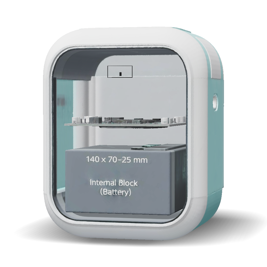 Modern Devic's 3D Model: PROTOTYPE OF Portable Oxygen Concentrator Smart Modern DEVIC Add