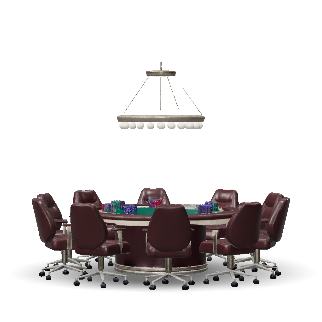 3D Model: Make a 3d poker table for a game