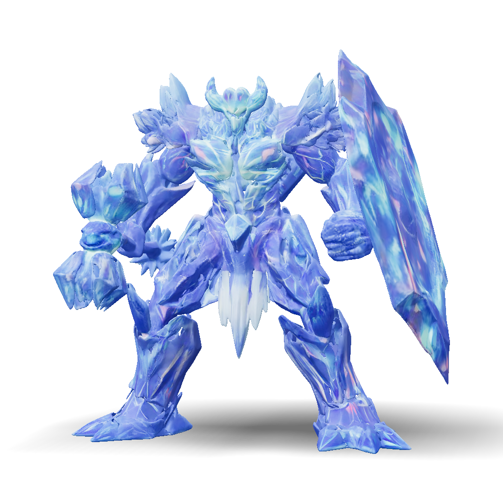Rystal 3D Model: Can you create a rystal Golem Behemoth Warrior