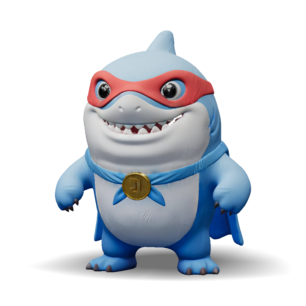 3D Model: jeff the land shark from marvel rivals