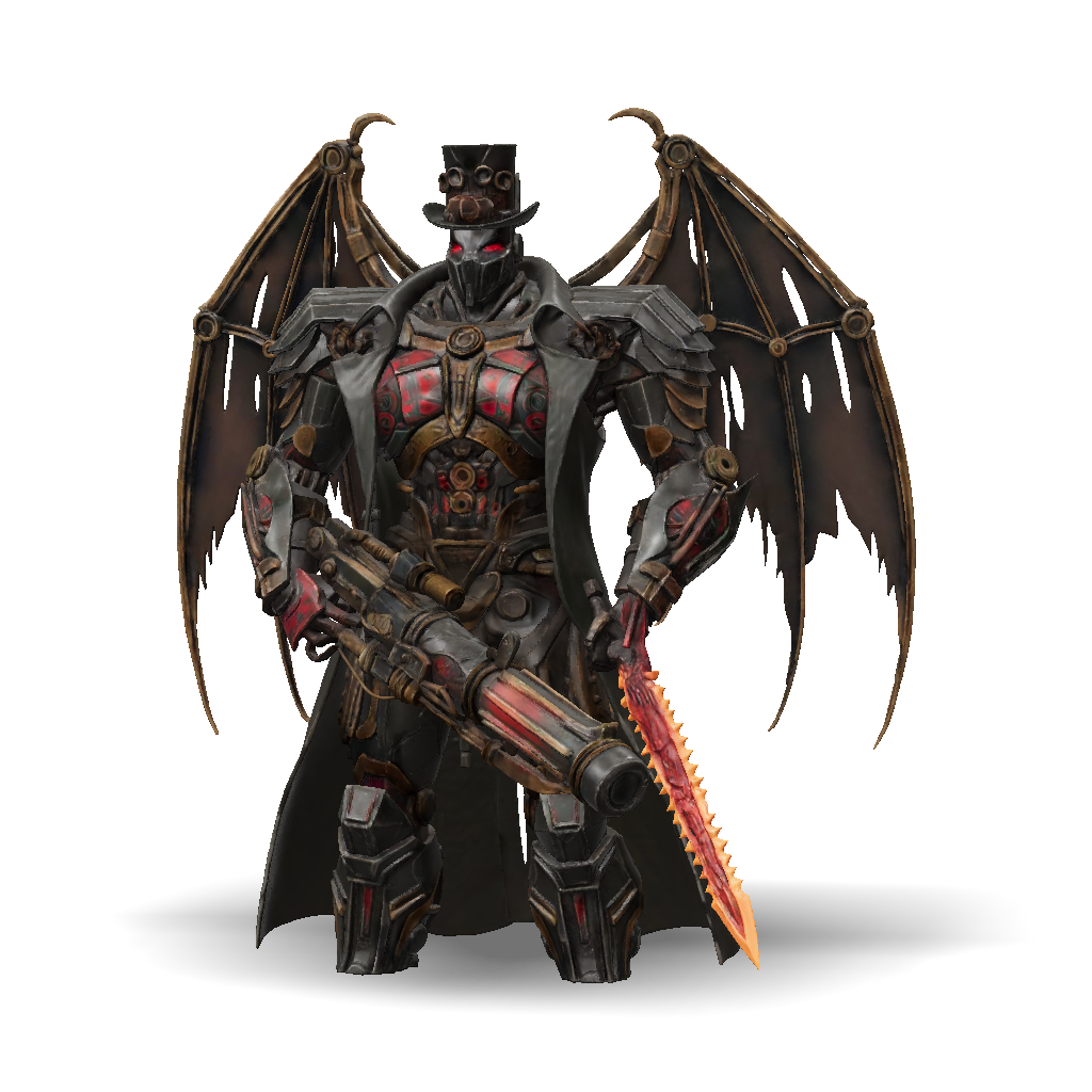 3D Model: Optimus prime transformer but in a gothic steampunk style