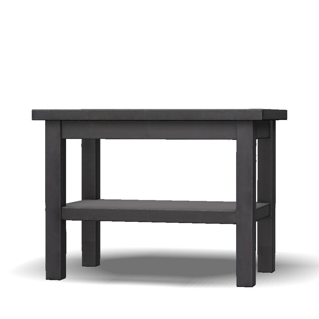 Window Side Table Poly Model 3D Model: Create a low poly 3D model of a Small side table for a ...