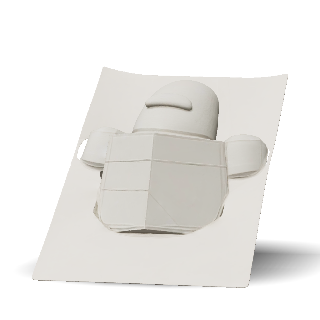 Stylized Character 3D Model, Download Free Boxy Humanoid Character With ...