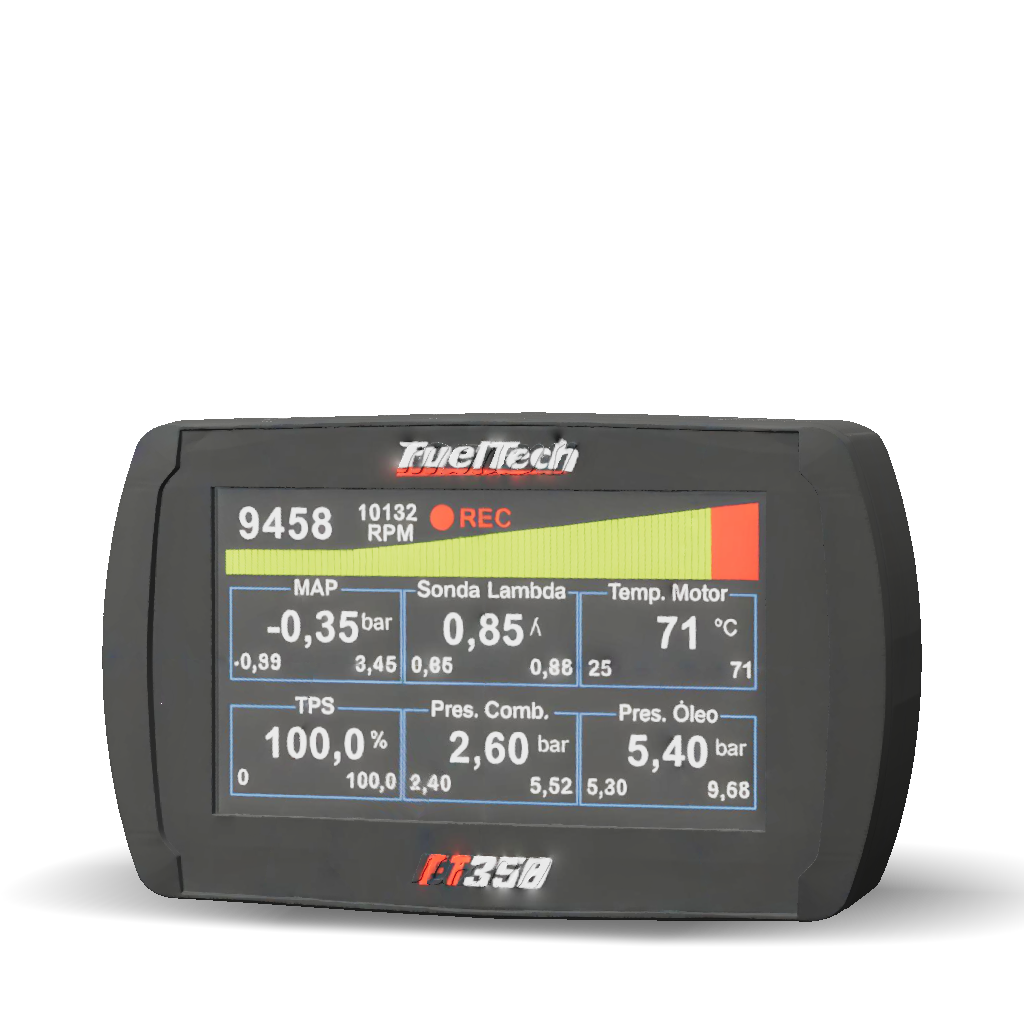 3D Model: FuelTech FT350 engine display gauge with digital readouts and ...