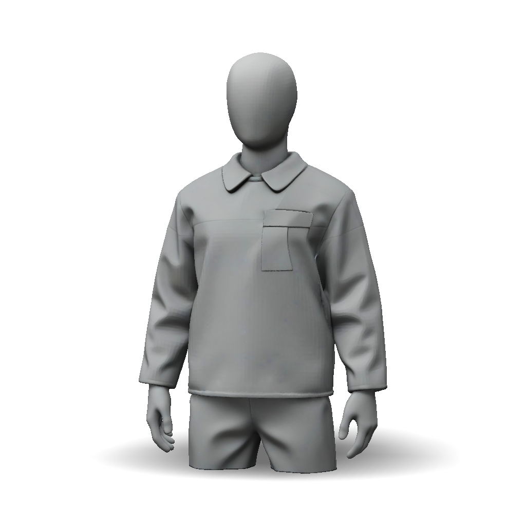 3D Model: Faceless human character no facial features smooth and ...