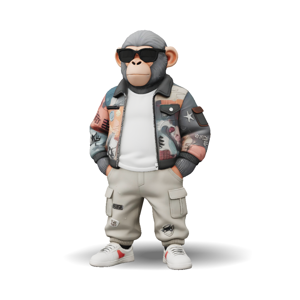 Anthropomorphic Chimp 3D Model, Download Free Create A Full Body 3D ...