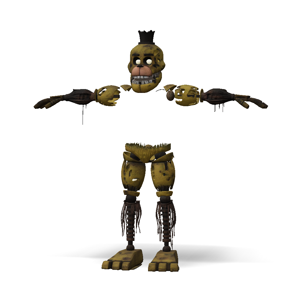 3D Model: A Fan made model of Springtrap from Five Nights at Freddy s ...