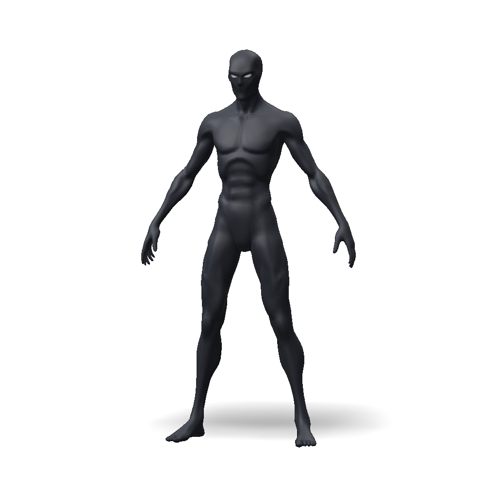 3D Model: Create a stylized mid poly humanoid 3D character base mesh ...