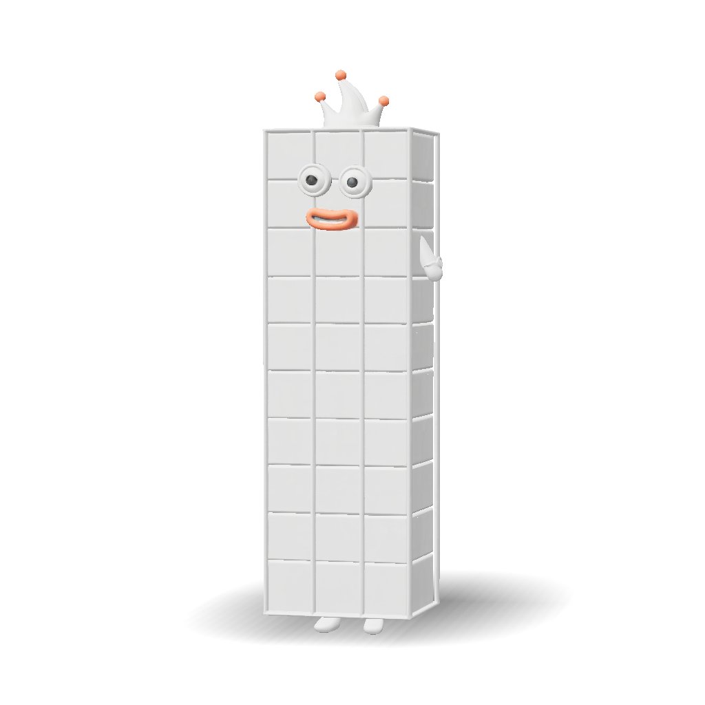 3D Model: Help me create 3d model for numberblocks 30 It s a ...