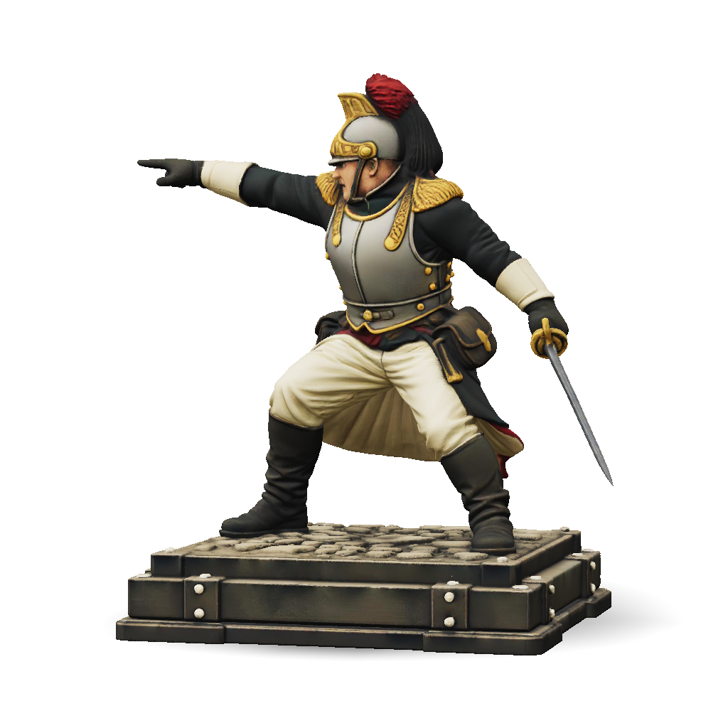 3D Model: medieval knight action figure wearing armor and holding sword ...