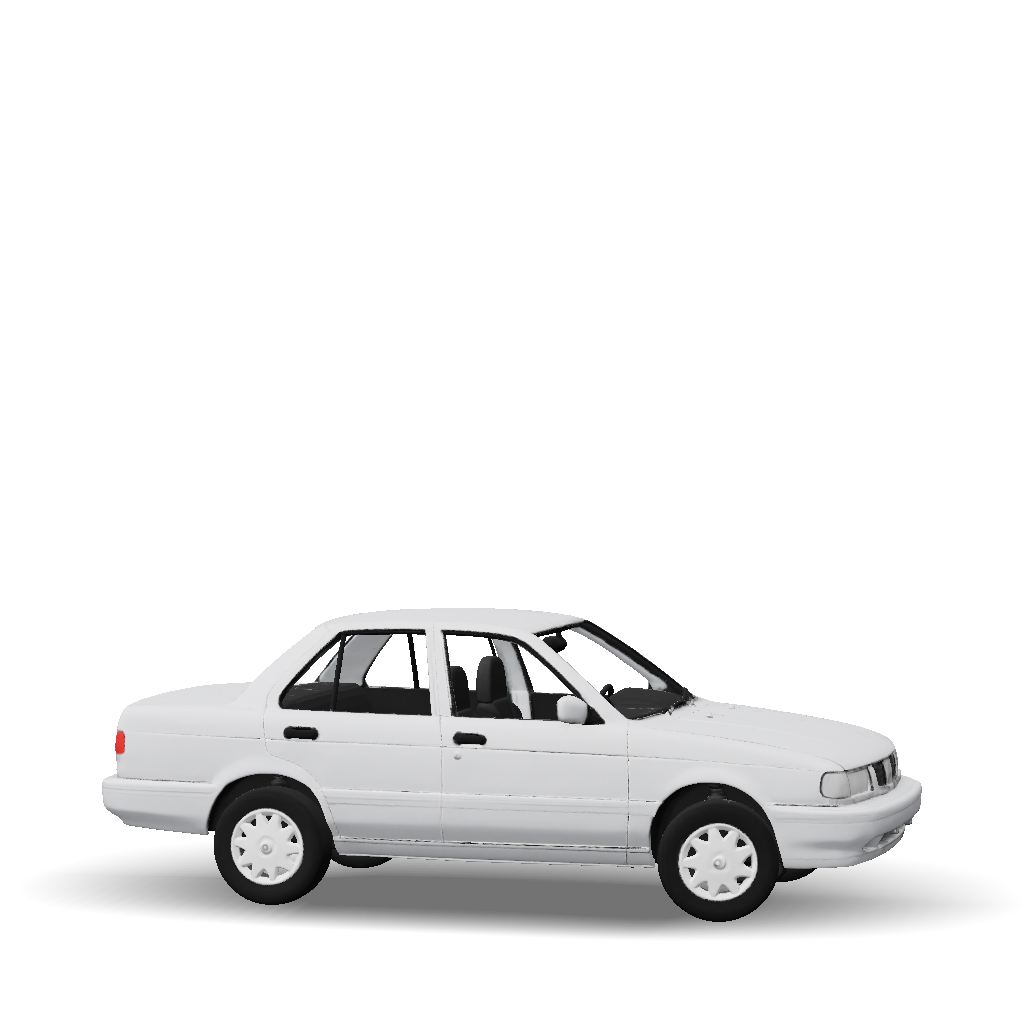 Realis Cars Models Sedan Car 3d Model: Silver Sedan Car With Four Doors And Metallic Paint ...