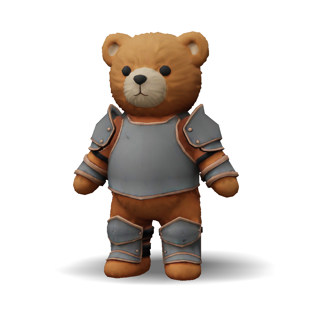 Smallands Armor 3D Model: Lightweight dark fantasy armor designed for a small stylized ...